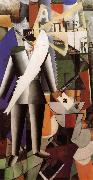 Kasimir Malevich An Englisher in Moscow painting